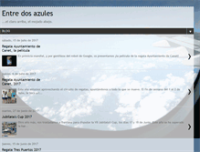 Tablet Screenshot of entredosazules.com